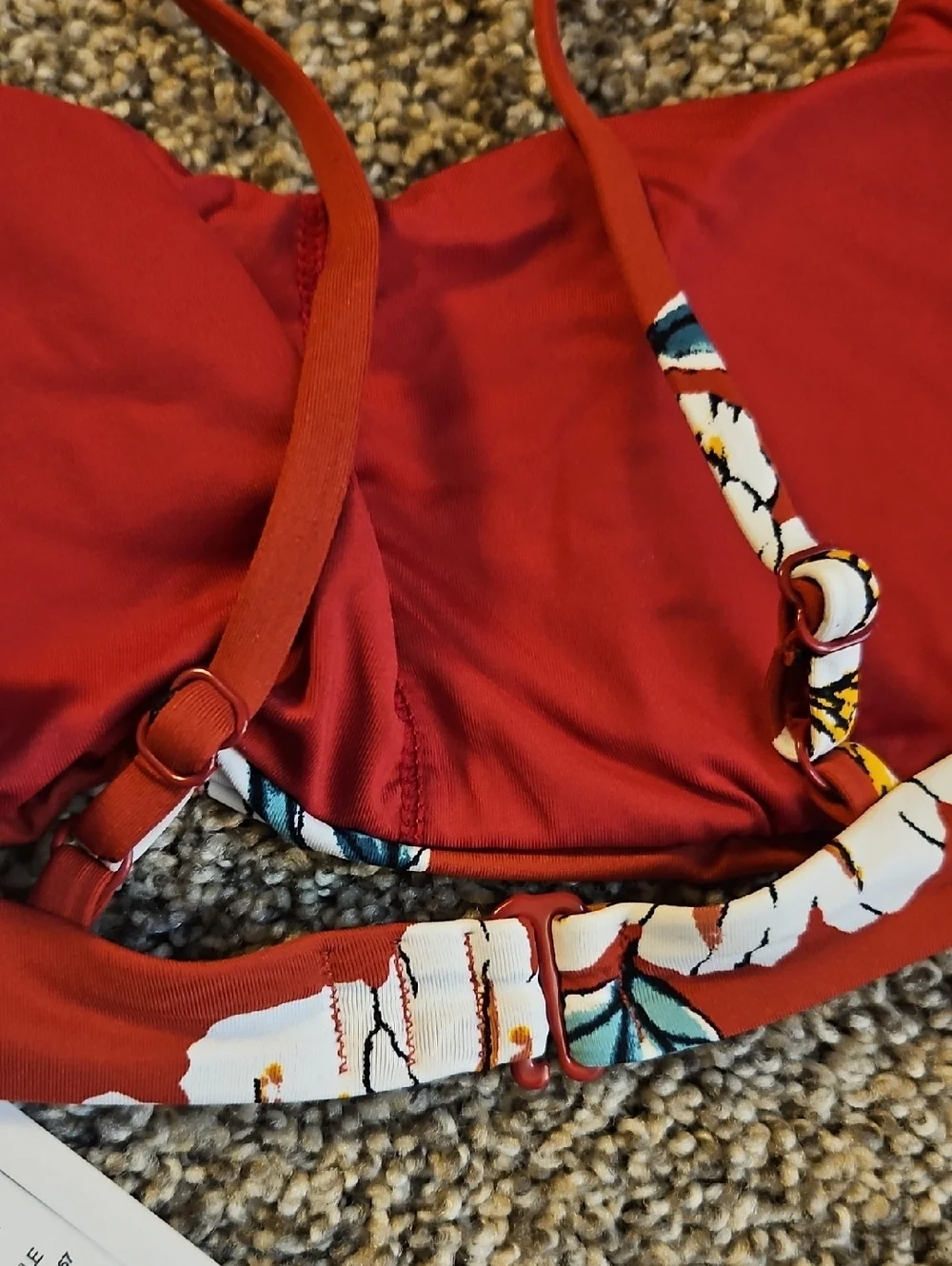 Roxy red floral